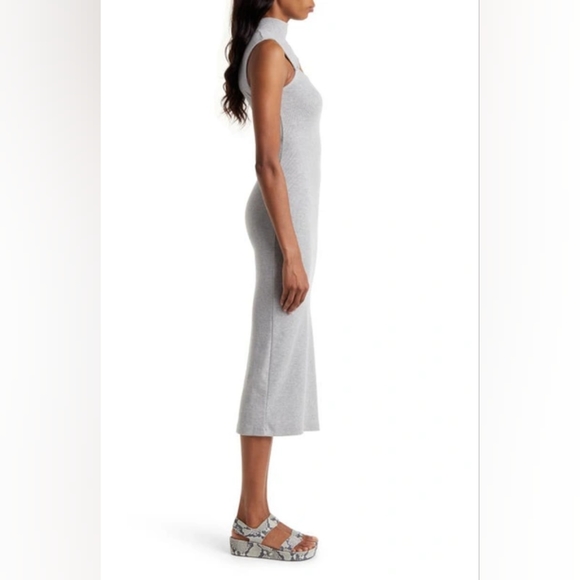 NWOT ALLSAINTS Kiki Rib Knit Midi Sweater Dress Size 4 - Picture 3 of 15